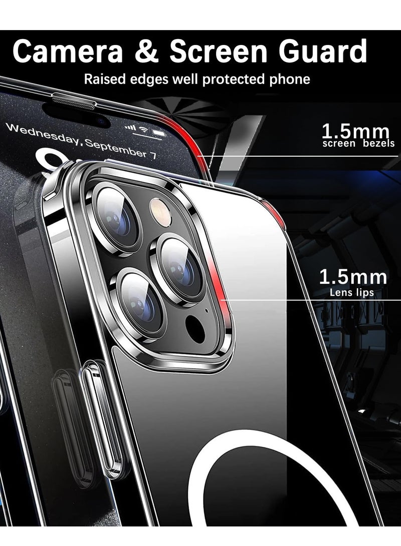 BORTONY iPhone 16 Pro Case 6.3 inch Compatible with MagSafe Support Wireless Charging iPhone 16 Pro Cover Anti Scratch Protective Case for Apple iPhone 16 Pro - Image 3