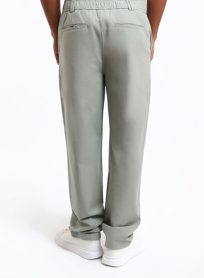 LC WAIKIKI Standard Fit Linen Blend Men's Trousers - Image 5