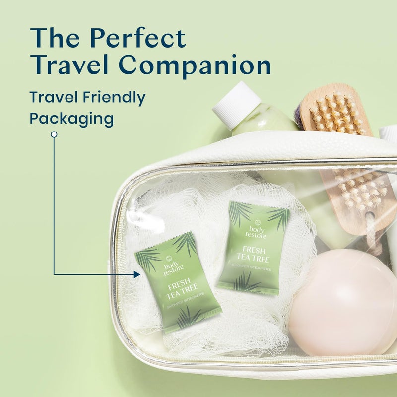 Body Restore Shower Steamers Aromatherapy 15 Pack - Easter Basket Stuffers, Relaxation Birthday Gifts for Mom, Dad, Best Friend, Travel Essentials, Stress Relief, Self Care - Essence - Image 5