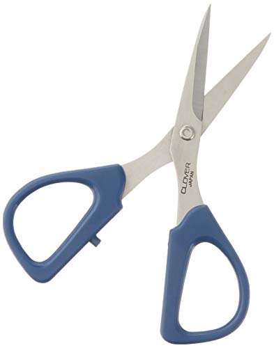 Clover Patchwork 4-1/2-Inch Mini Scissors (493/CW) , Green - Image 1