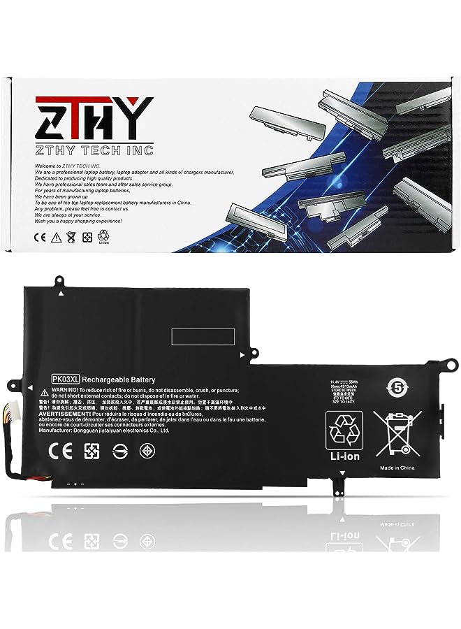 ZTHY 56Wh Pk03Xl Laptop Battery For Hp Spectre X360 13-4101Dx 13-4102Dx 13-4103Dx 13-4105Dx 13-4100Dx 13-4110Dx 13-4001Dx 13-4002Dx 13-4005Dx 13-4116Dx 13-4197Dx 13-4125Nr 13-4195Nr Hstnn-Db6S - Image 1