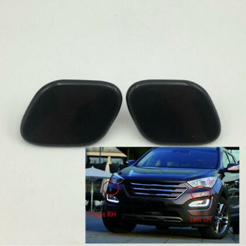 Front Bumper Headlight Cleaning Cap For Hyundai Santa Fe Dm 2013-2015 - Image 2