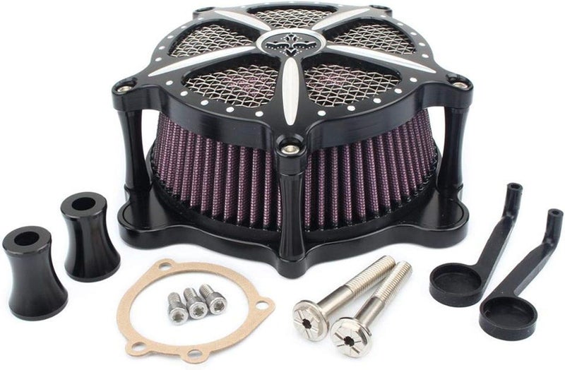 QASULER Motorcycle Air Filter Kit for Harley - Image 5