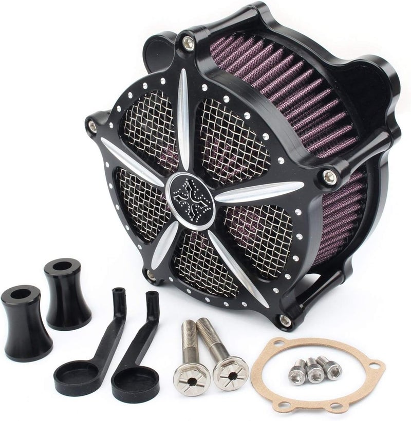QASULER Motorcycle Air Filter Kit for Harley - Image 4