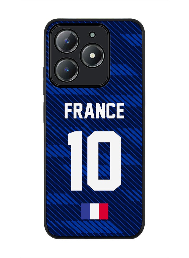 Stylizedd For Realme C63 / Realme C61 4G Case,Slim fit Camera Protection, Shockproof Thin Phone cover  - Football Team France World Cup 2026 - Image 1