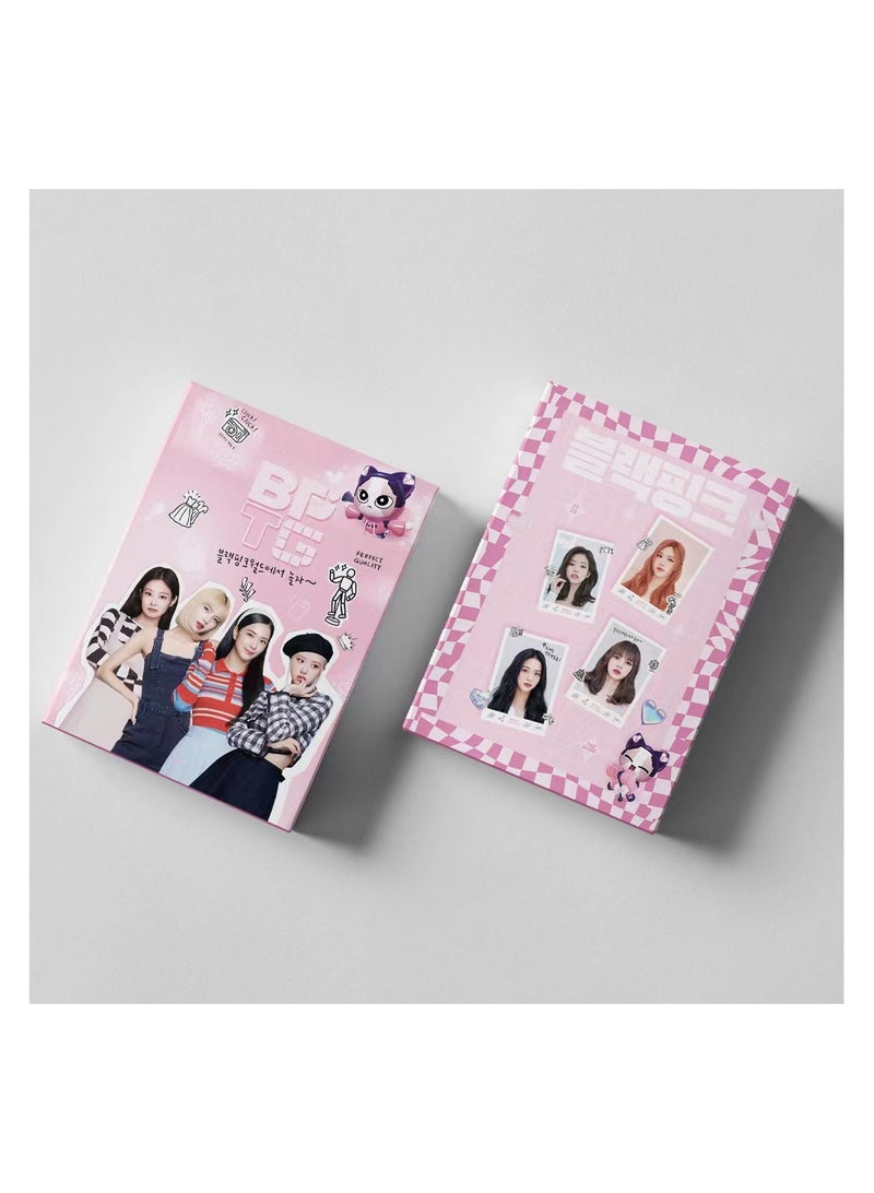 NIBEMINENT 55 قطعة كيبوب بلاك بينك ذا جيم بطاقات ليمو لهدايا مجموعة المعجبين - Image 2