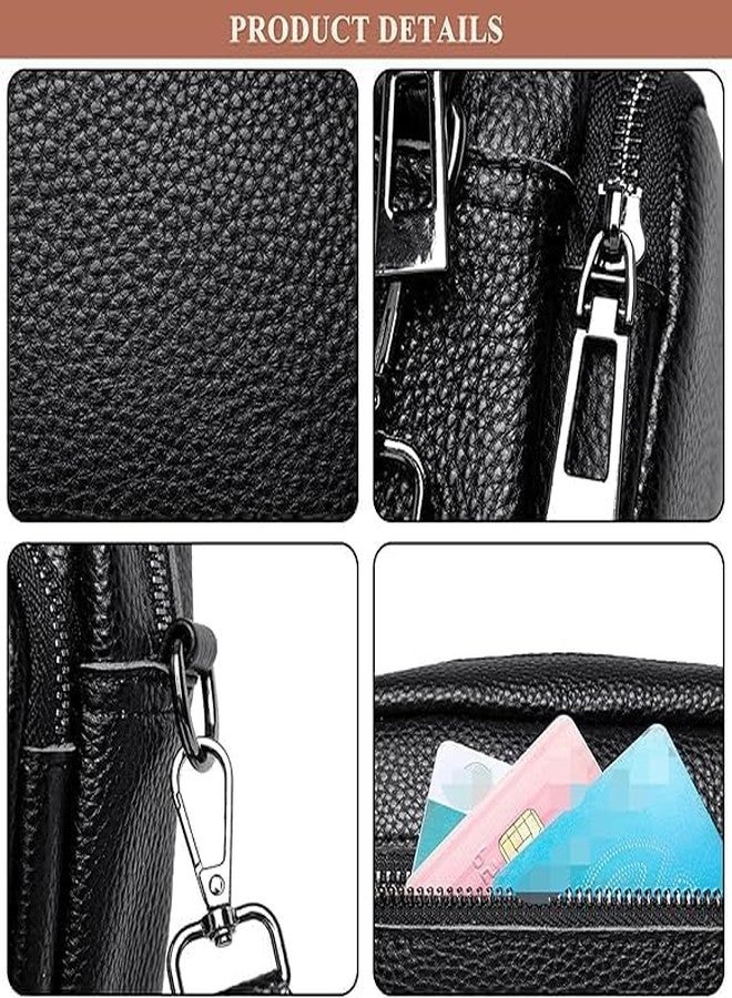 AKSUTI Women’s Crossbody Bag | Stylish PU Leather Sling Bag with Adjustable Strap & Smooth Zip | Trendy Shoulder Bag for Daily Use & Travel (Black) - Image 5