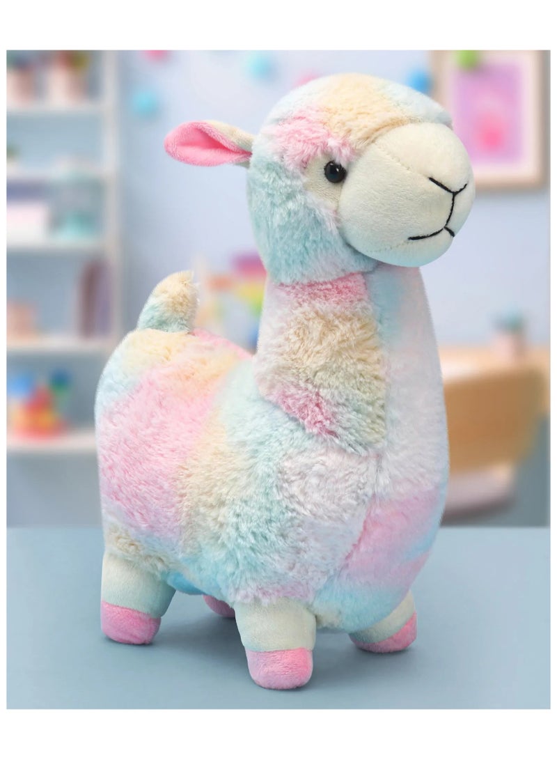 babyhug Babyhug Lama Soft Toy 38cm Multicolour - Plush Cuddly Animal for Kids 3+, Safe and Non-Toxic Material  - Image 1