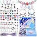AIPRIDY Charm Bracelet Making KitUnicorn Mermaid Crafts Gifts Set Can Inspires Imagination and CreativityJewelry Making Kit Perfect Gifts for Girls 512 Years Old 125 Pieces - Image 3