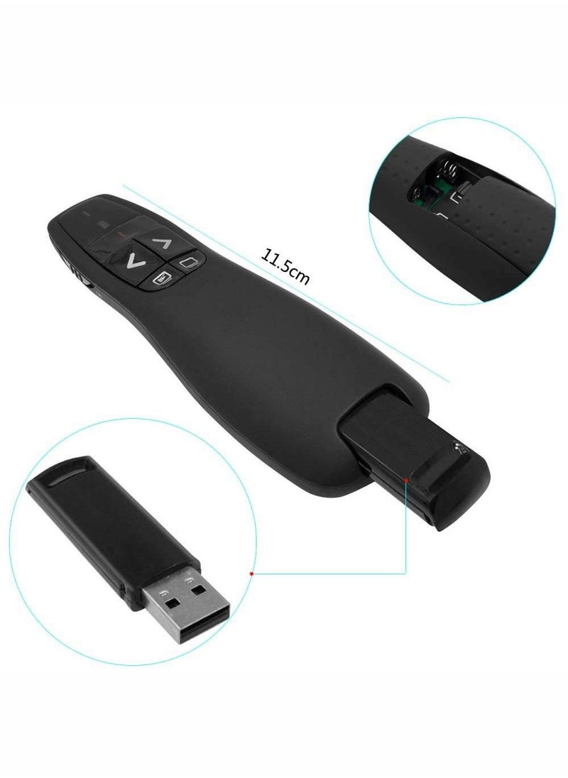 Generic - Wireless Presenter, Clicker for Laptop Presentations Remote, USB Wireless Presenter Remote, Power Point Remote Clicker for Computer/ Mac/ PPT/ Google Slide Advancer - Image 1