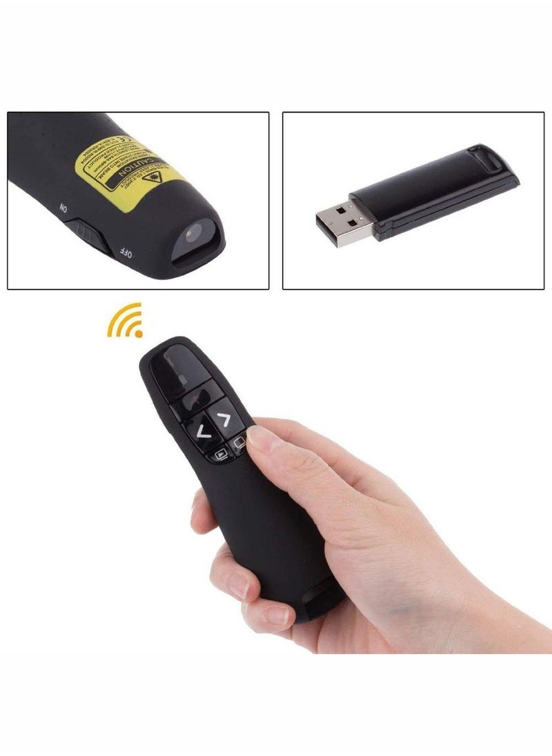 Generic - Wireless Presenter, Clicker for Laptop Presentations Remote, USB Wireless Presenter Remote, Power Point Remote Clicker for Computer/ Mac/ PPT/ Google Slide Advancer - Image 1