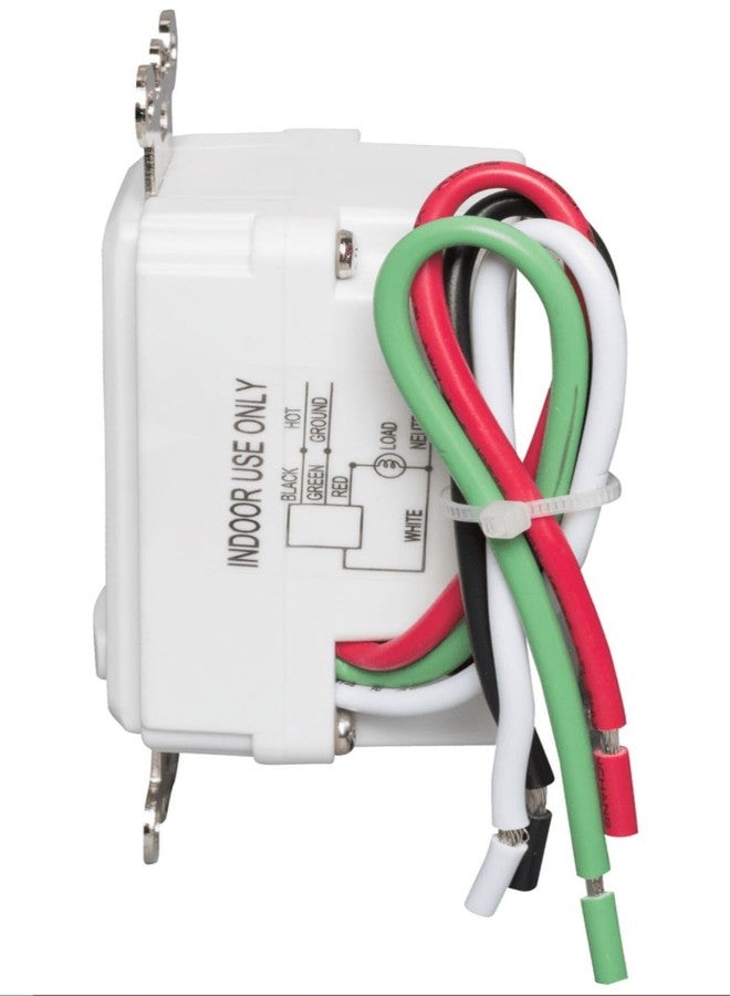 Intermatic Electronic Countdown Timer for Whole House Fans - EI220W-1-1/2/4/8 Hour with Hold Mode, SPST, 120 VAC, 60 Hz, 15 Amp, White - Image 3