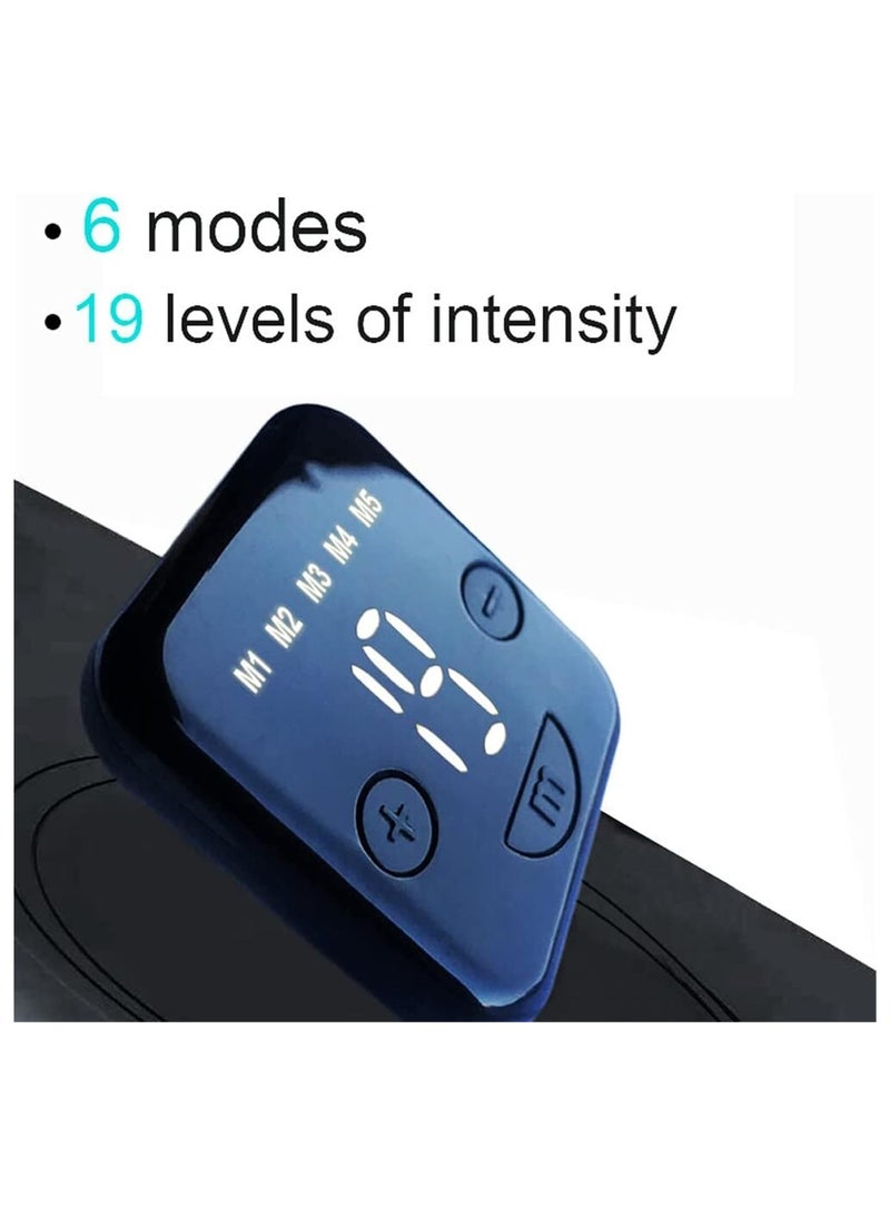 General Foot Massage Cushion, Electric Foot Massage Cushion with Smart Remote Control, USB Rechargeable Massage Cushion, Folding Portable Massager Foot Pad for Foot Muscle Pain and Blood Circulation  - Image 3