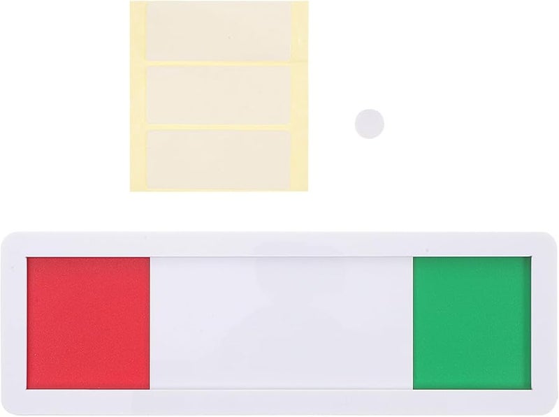 لافتة منزلق الخصوصية للباب مفتوح مغلق مؤشر المكتب لغرف المؤتمرات - Image 1