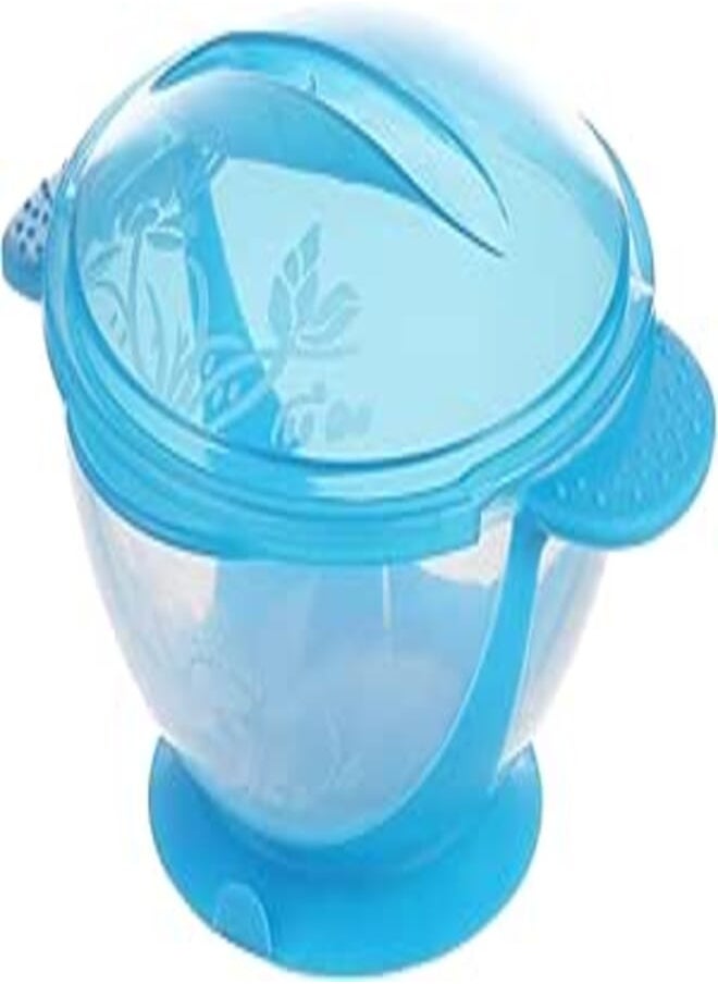 Safari Safari Feeding Bowl with Lid and Spoon for Babies - Blue 