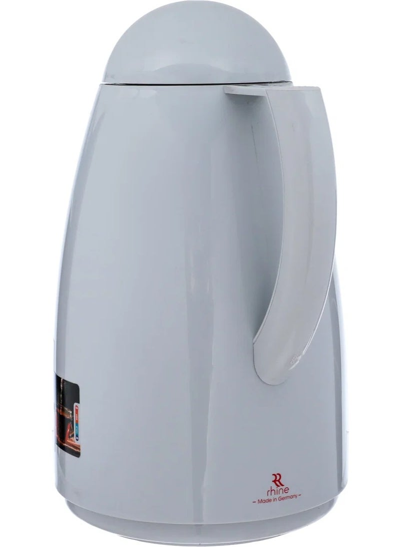 RHINE thermos, 1.5 liters, thermal glass inner container, plastic outer shell - gray - Image 3