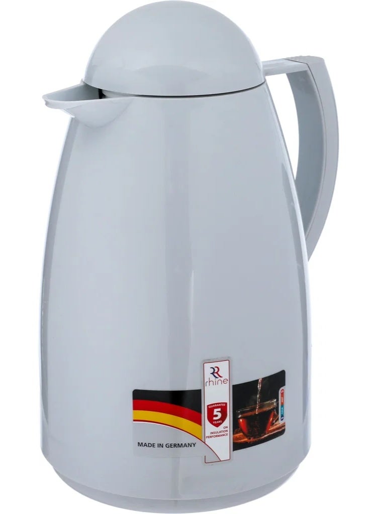 RHINE thermos, 1.5 liters, thermal glass inner container, plastic outer shell - gray - Image 2