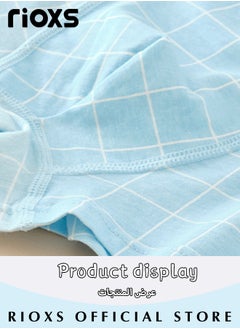 RIOXS Teen Boys 3 Pack Cotton Brief Underwear Set Printed Briefs Breathable Boxer Underwear For Kids 3-12 Years Comfortable Boys Underpants  - Image 2