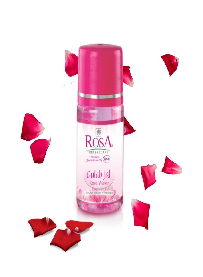 ROSA Gulab Jal Rose Water I Natural skin toner, balance pH levels, soothe irritated skin, refreshes tired faces, youthful glow I Unisex, Pack of 4-60 ml Each - Image 3