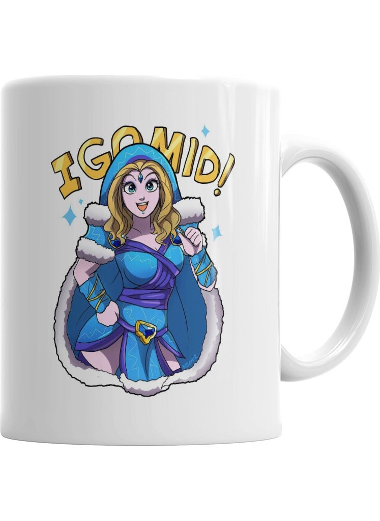 Baskı Dükkanı Print Shop Dota 2 World Of Warcraft Crystal Maiden Mug Porcelain 