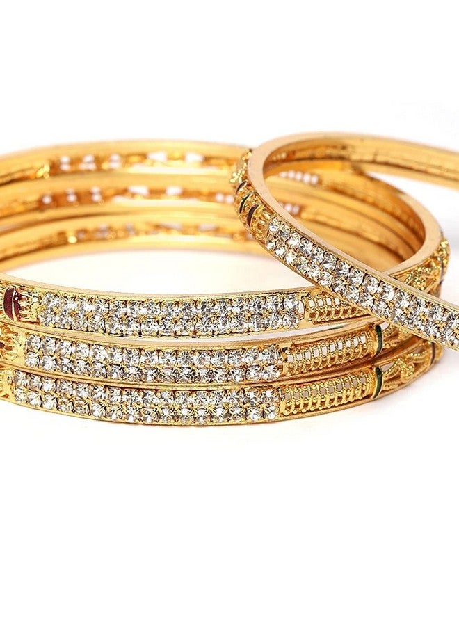 YouBella Precious Gold Plated Bangles for Women (2.6) - Image 3