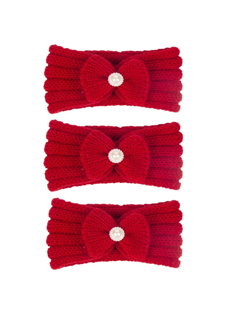 Y&D 3 Piece Baby Knitted Protective Headscarf  - Image 1