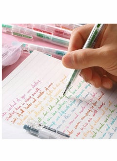 Y&D 9 Colors Retractable Gel Ink Pens with Grip +9 Refill, Assorted Ink, Smooth Writing Color for Drawing, Doodling Scrapbooks Journaling  - Image 4