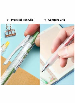 Y&D 9 Colors Retractable Gel Ink Pens with Grip +9 Refill, Assorted Ink, Smooth Writing Color for Drawing, Doodling Scrapbooks Journaling  - Image 5