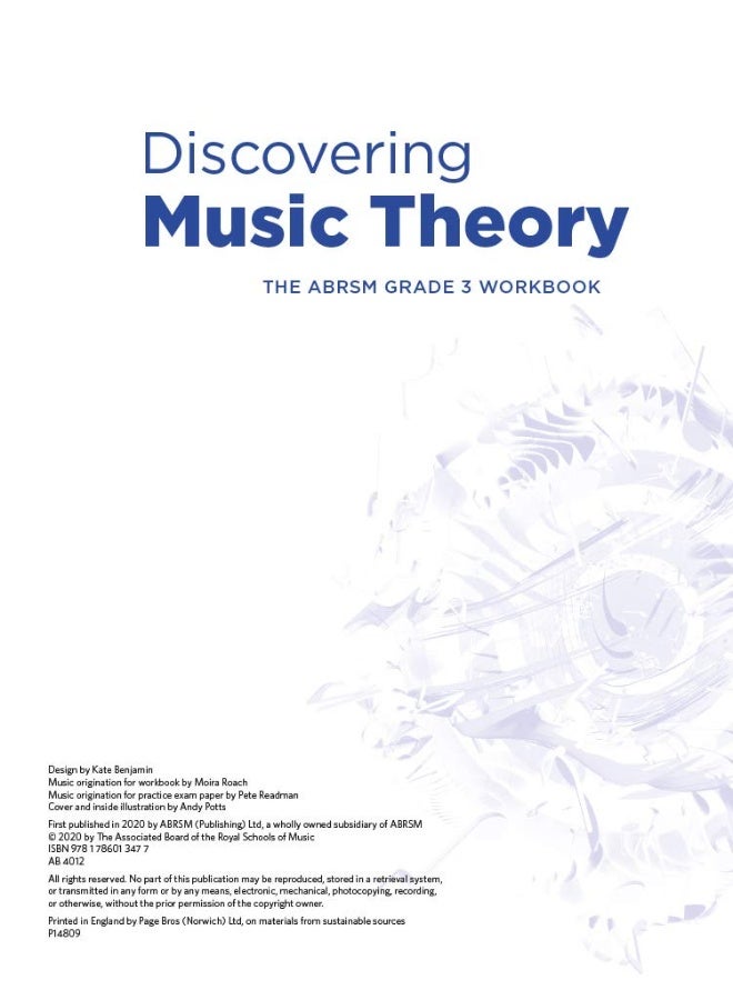 Discovering Music Theory, The ABRSM Grade 3 Workbook  - Image 2