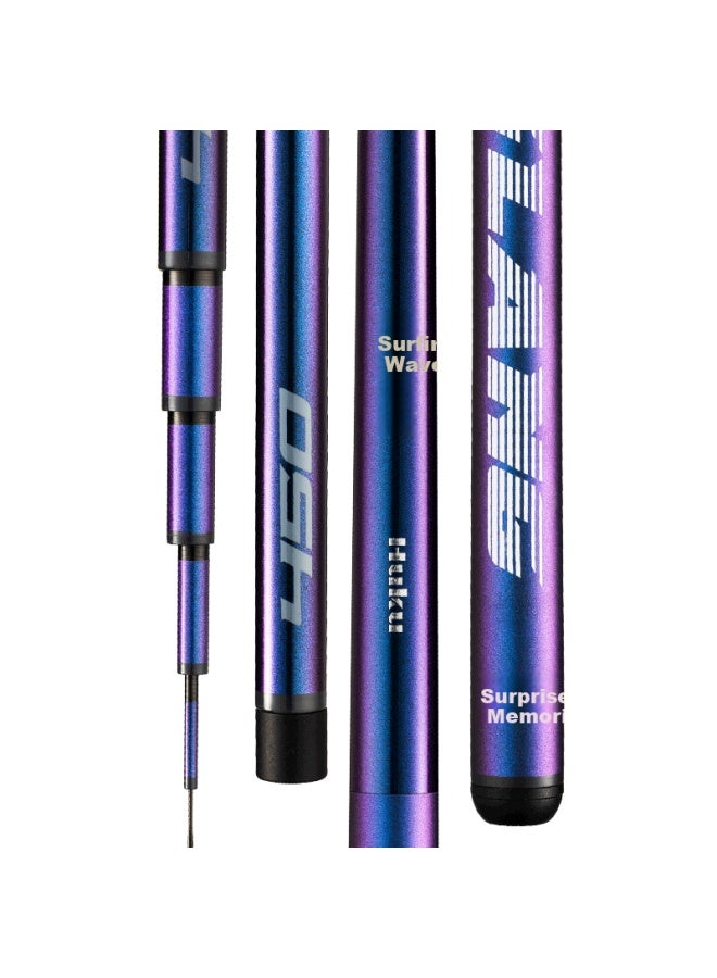 Turbulent Waves Jinglang 3.6-meter Fishing Rod, Portable Short Section Stream Rod, 19 Sections 6h Lake And Reservoir Fishing Rod, Versatile Big Fish Fishing Pole, Fishing Tackle - Image 5