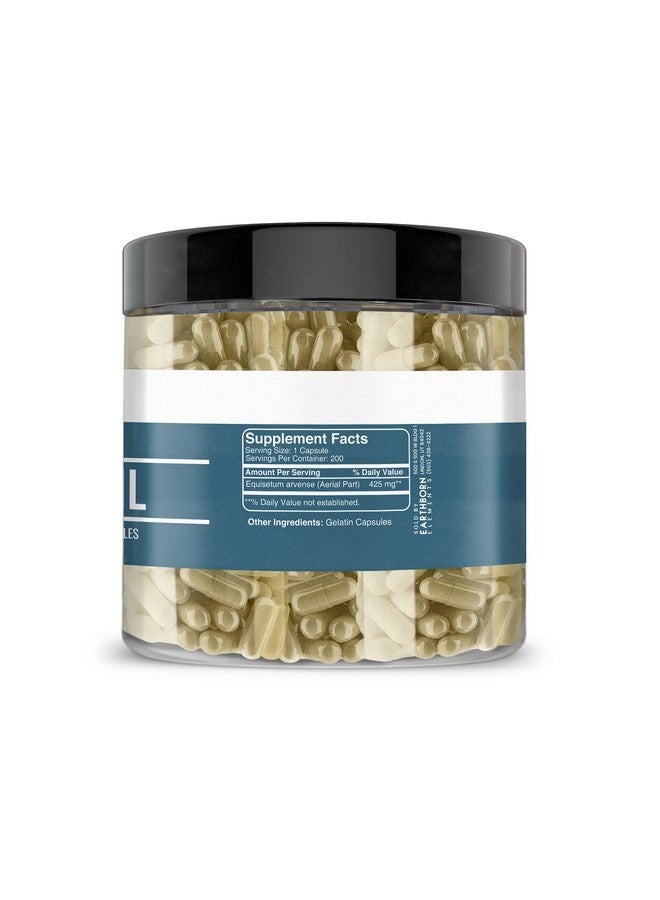 Earthborn Elements Horsetail 200 Capsules, Pure & Undiluted, No Additives - Image 3