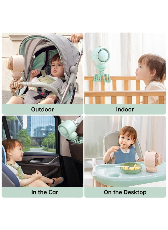 جيسيو لايف مروحة عربة الأطفال Life2 4000 مللي أمبير/ساعة - خضراء - Image 3