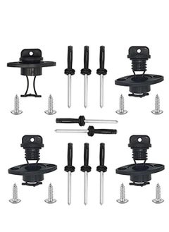 Y&D Kayak Drain Plug Kit Boat Scupper Plugs Thread Bung for Canoe with Screws Hardware, Stoppers Fits Most  - Image 3