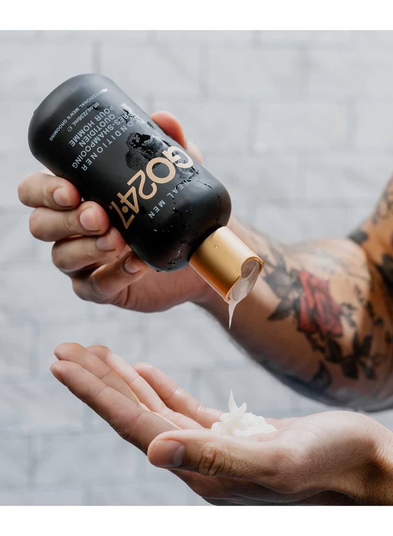 go247 GO24•7 – Come Clean Bundle – Shampoo & Conditioner – Cleanses, Hydrates, Strengthens, Men’s Hair, 8fl.oz, 8fl.oz - Image 2