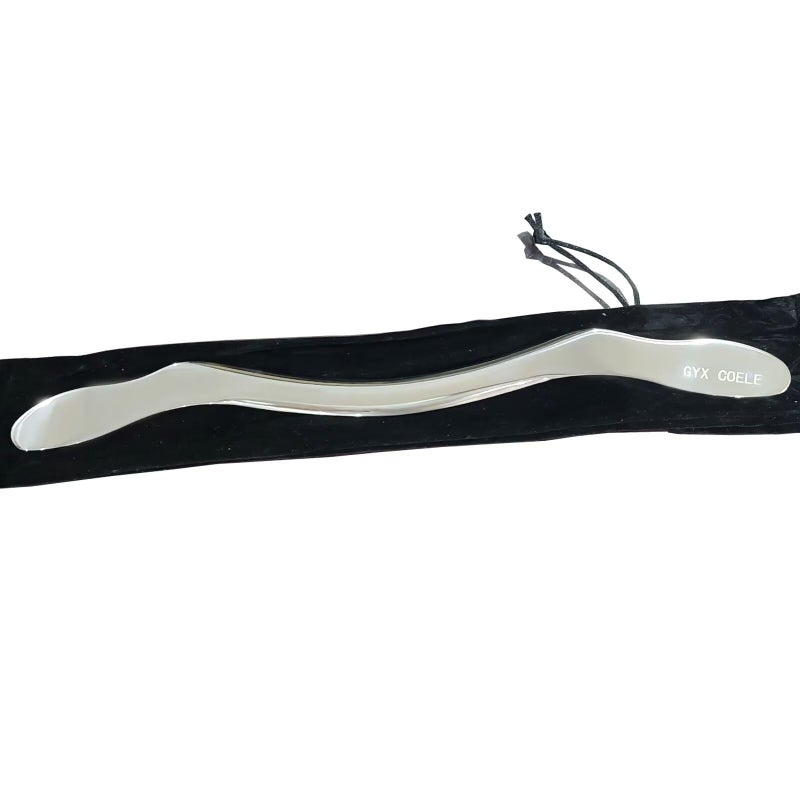 GYX COELE Muscle Scraper Stainless Steel Gua Sha Scraping Massage ToolIASTM Tools Great Soft Tissue Physical Therapy Used for Back Legs ArmsNeck Long bar