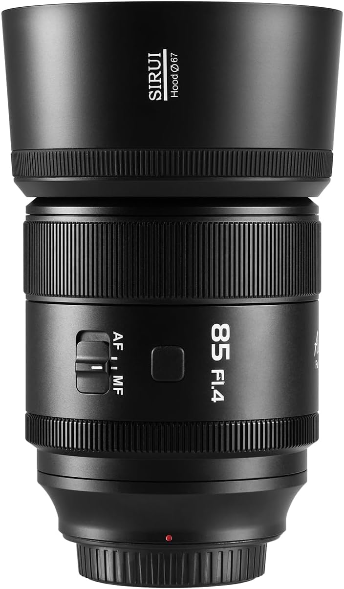 SIRUI Aurora 85mm F14 Full Frame Auto Focus Lens Telephoto Prime Portrait Lens for E Mount Cameras Black - Image 2
