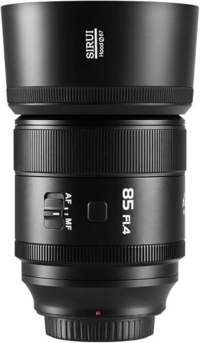 SIRUI Aurora 85mm F14 Full Frame Auto Focus Lens Telephoto Prime Portrait Lens for E Mount Cameras Black - Image 1