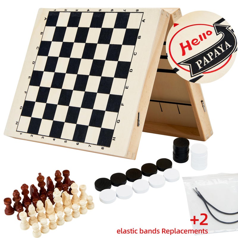 HELLO PAPAYA Fast Sling Puck Game,Wooden Hockey Game,Desktop Battle Sling Hockey Table Game,Adults or Kids Slingshot Board Game Parent-Child Interaction Toys - Image 4
