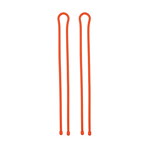 Nite Ize Inc GT32312R3 Nite Ize Original Gear Reusable Rubber 32 Inch 2Pack Bright Orange Made in the USA Twist Tie 322 Pack - Image 3