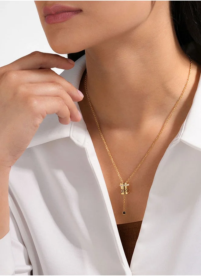 شيروتي 1881 Fabiana Silver And Gold Necklace For WomenCIJLN0009502