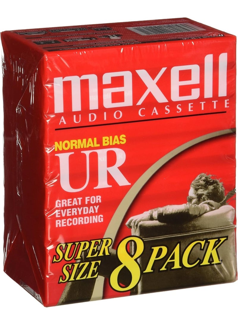 Maxell Maxell 109085 Brick Packs Optimally Designed for Voice Recording, Low Noise Surface with 60 Min Recording Time Per Tape