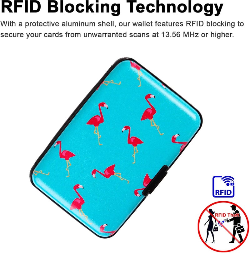 Kaabao Credit Card Holder Small RFID Blocking Wallet Business Metal Slim Mini Aluminum Hard Case for Women Men - Image 3
