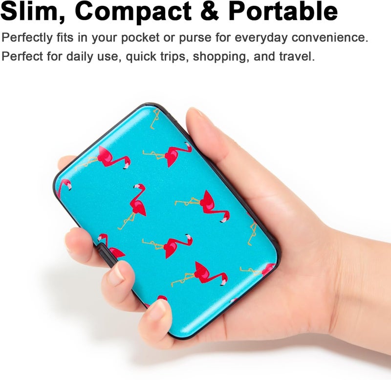 Kaabao Credit Card Holder Small RFID Blocking Wallet Business Metal Slim Mini Aluminum Hard Case for Women Men - Image 2