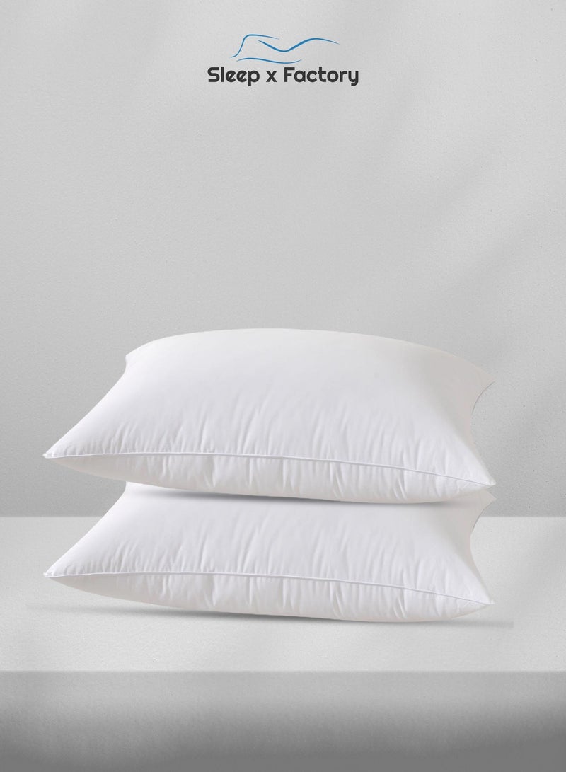 Premium Sleeping Pack – 180×200 cm Mattress Topper (Available in 10 / 14 / 20 cm Heights) + 2 Luxurious Microfiber Pillows