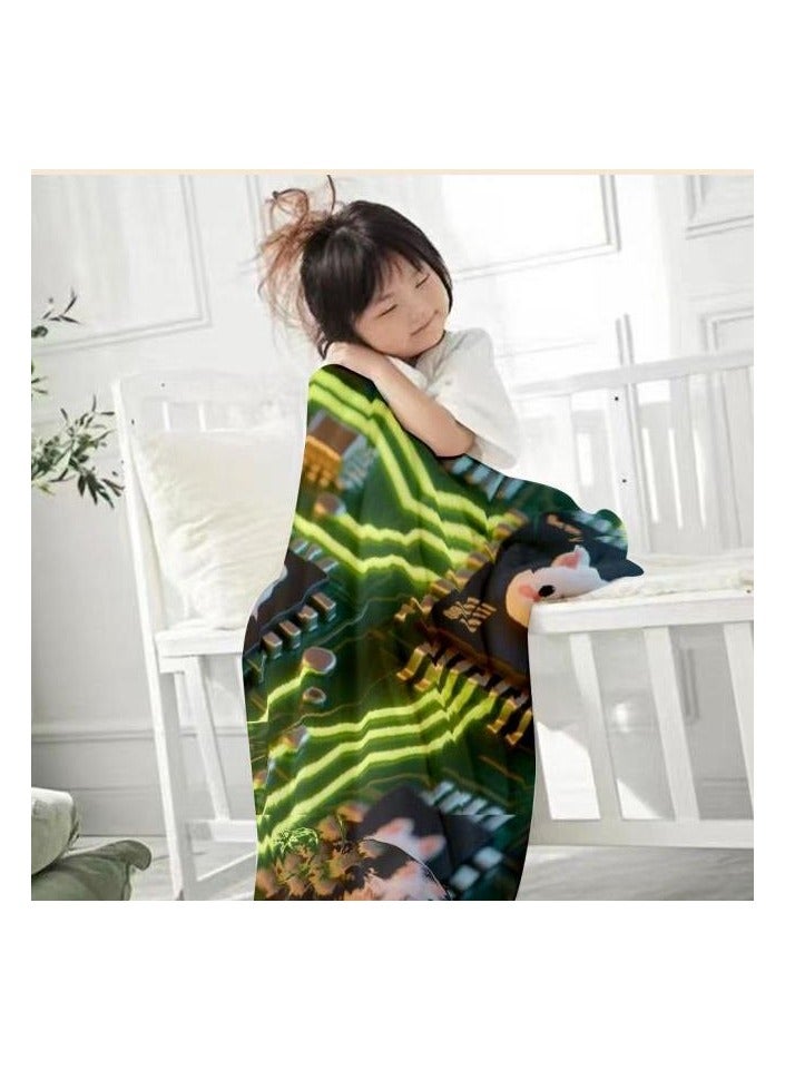 general Flannel thin blanket (warm and comfortable, suitable for sleep, gaming, dust removal and sandproof) 150cm*200cm - 690 - Image 3