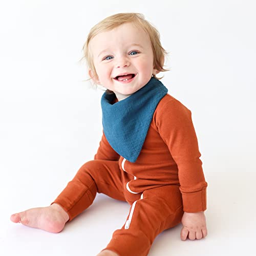 Konssy Muslin Baby Bibs 10 Pack Baby Bandana Drool Bibs 100% Cotton for Unisex Boys and Girls, Soft Absorbent Set for Teething and Drooling - Image 2