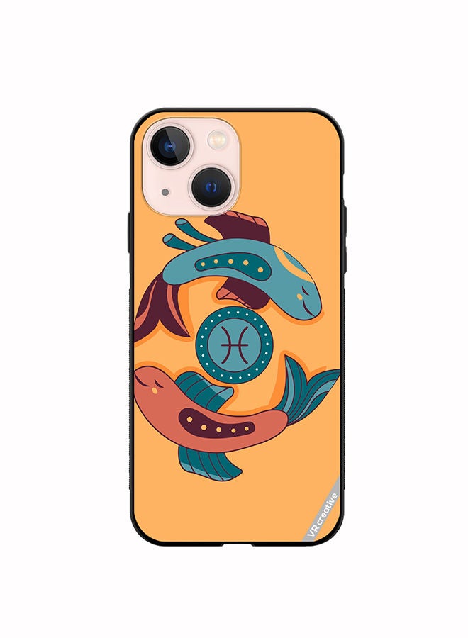 VR CREATIVE Protective Case Cover For Apple iPhone 14 Plus Whale Zodiac Signs Design Multicolour - Image 1