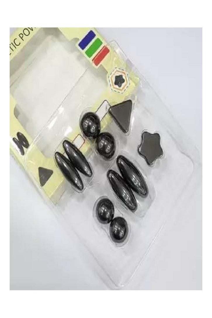 مجموعة ألعاب القوة المغناطيسية، 10 قطع بأربعة أشكال - Image 4