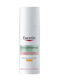 Eucerin DermoPurifyer Oil Control Protective Face Fluid for Post-Acne Marks Protection SPF 30 50ml  - Image 3
