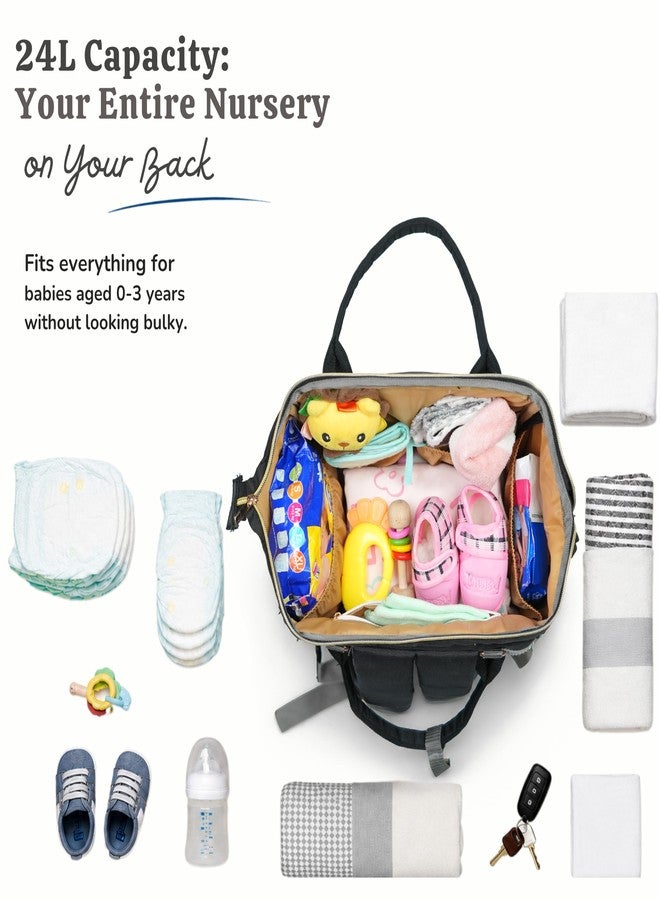 MAMMA Diaper Bag for Mothers for Travel | Baby Bag for Mother Travel, Diaper Bags for Mom and Hospital Bag for Delivery Women Includes Small Diaper Handbag for Day Outings with 9 Month Warranty - Image 3